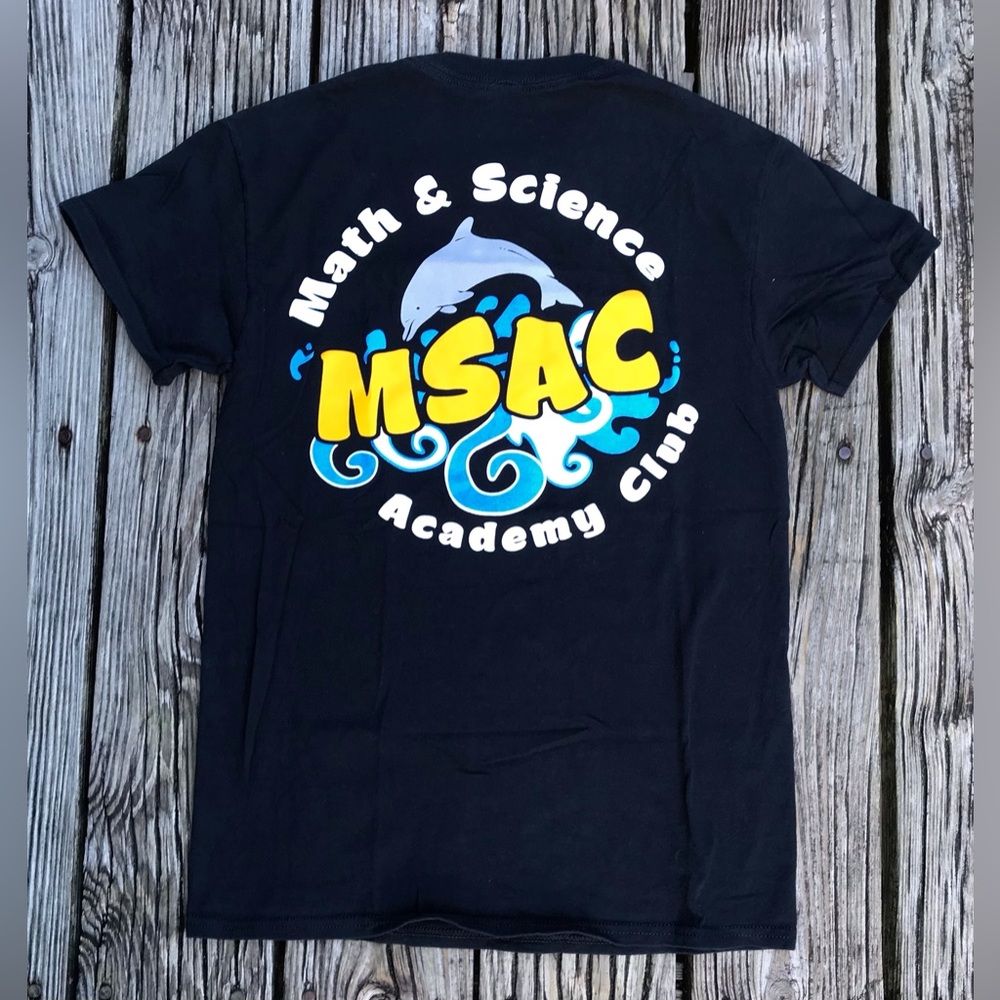 2/$10 Men S Math & Science Academy Club Funny Graphic Tee Tshirt VA School Geek